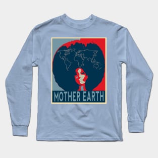 Black Mother Earth Long Sleeve T-Shirt